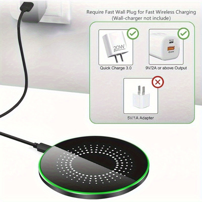 15W Magnetic Wireless Fast Charger | iPhone 16/15/14/13, Samsung S25/S24, Pixel, Xiaomi & More