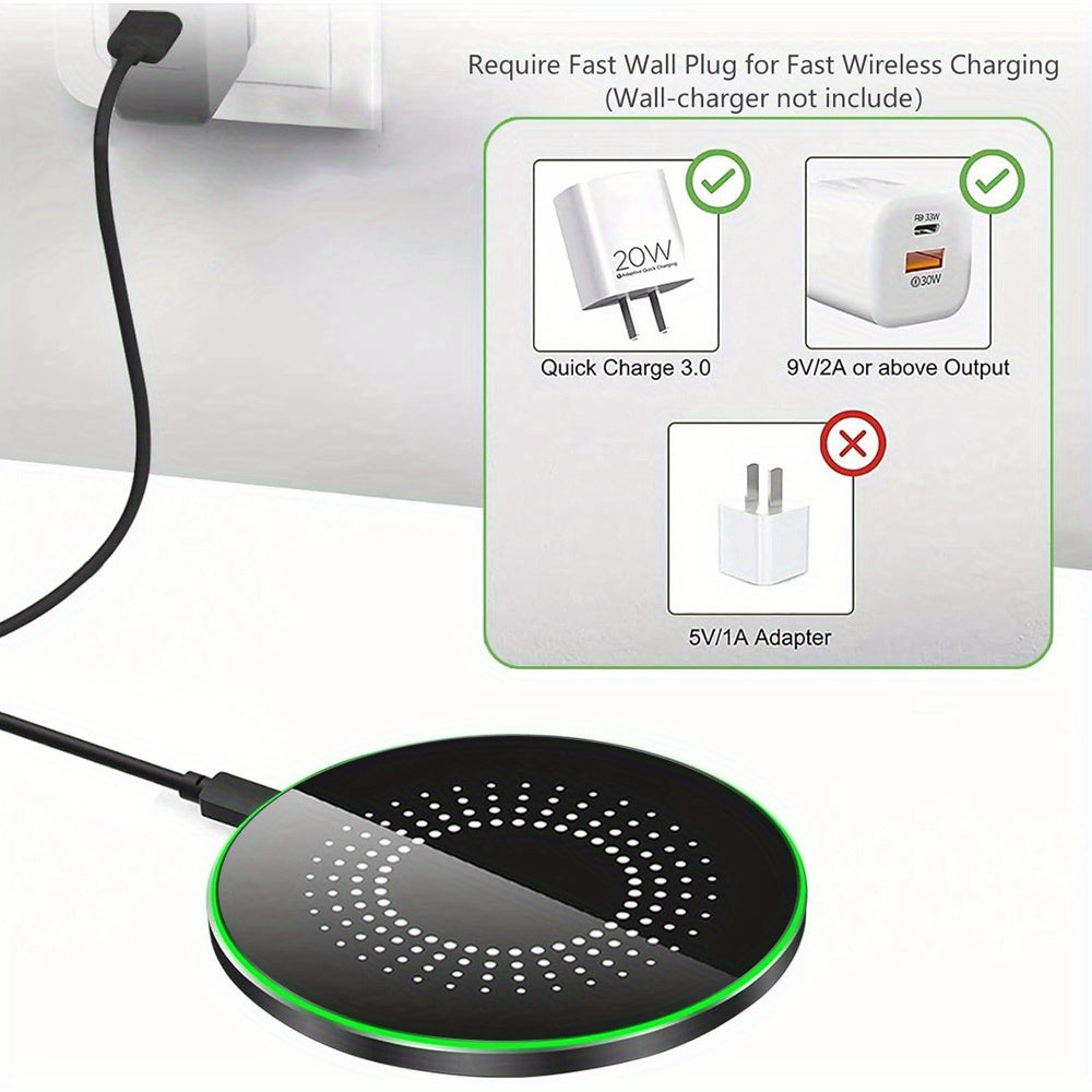 15W Magnetic Wireless Fast Charger | iPhone 16/15/14/13, Samsung S25/S24, Pixel, Xiaomi & More