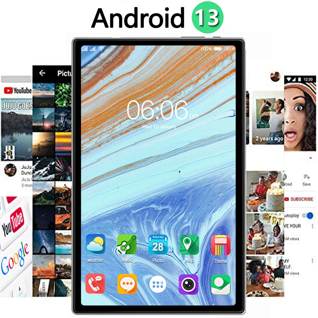 10.1" Android Tablet 2026 | Octa-Core | 4GB RAM | 64GB ROM | Dual SIM 4G & 3G Phone Call | 6000mAh | Google Play