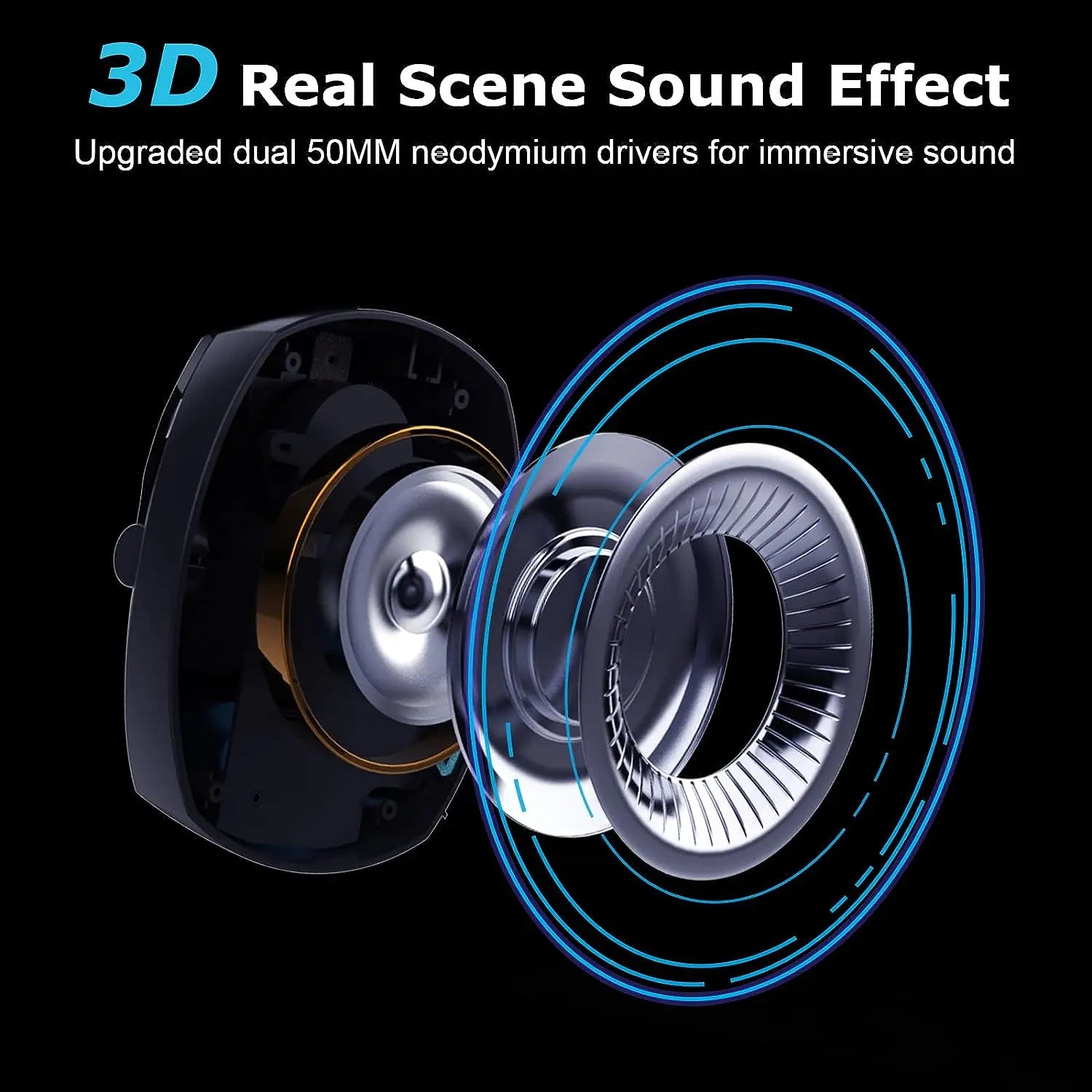 Acinaci 2.4GHz Wireless Gaming Headset | 50mm Drivers | Memory Foam | PS5, PS4, PC & Nintendo Switch