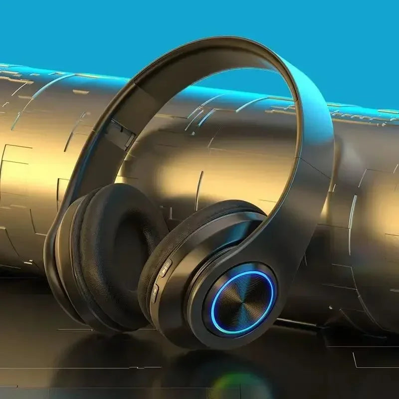 Wireless Gaming Headset | Surround Sound Stereo | Colourful Design | Mic | PC & Laptop | Blue, Black, Red & White