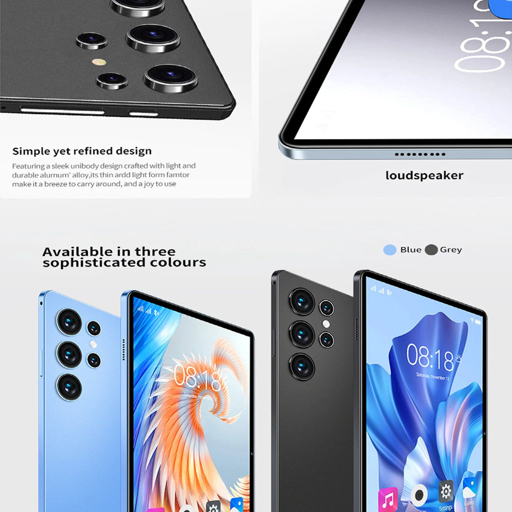 10.1" Android Tablet 2026 | Octa-Core | 4GB RAM | 64GB ROM | Dual SIM 4G & 3G Phone Call | 6000mAh | Google Play