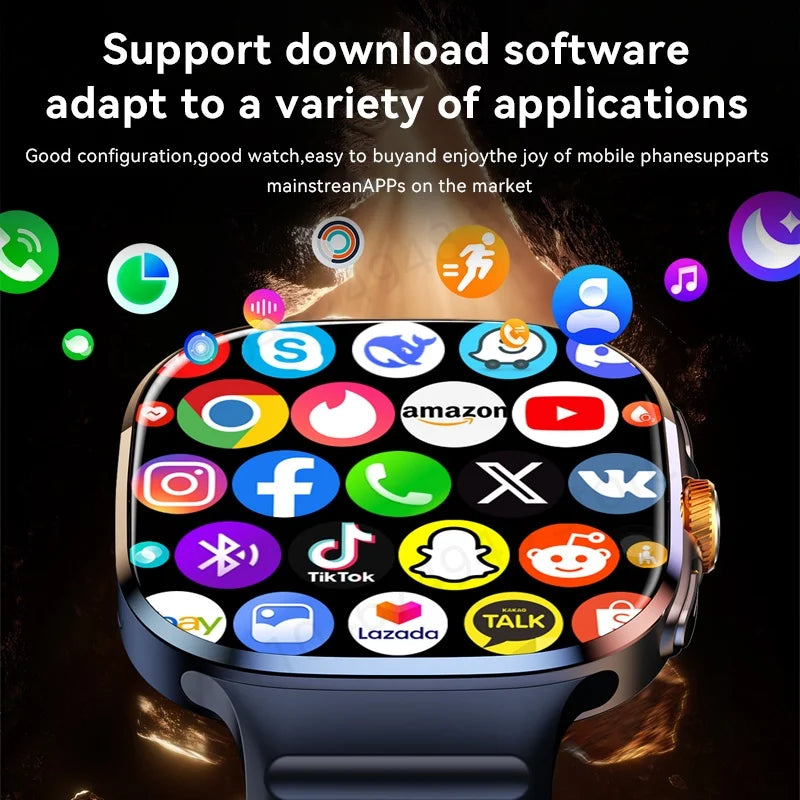 Zestbolt M99 5G Android Smartwatch | 2.4" AMOLED | 900W Rotating Camera | WiFi | GPS | NFC | SIM Card | 17 Languages