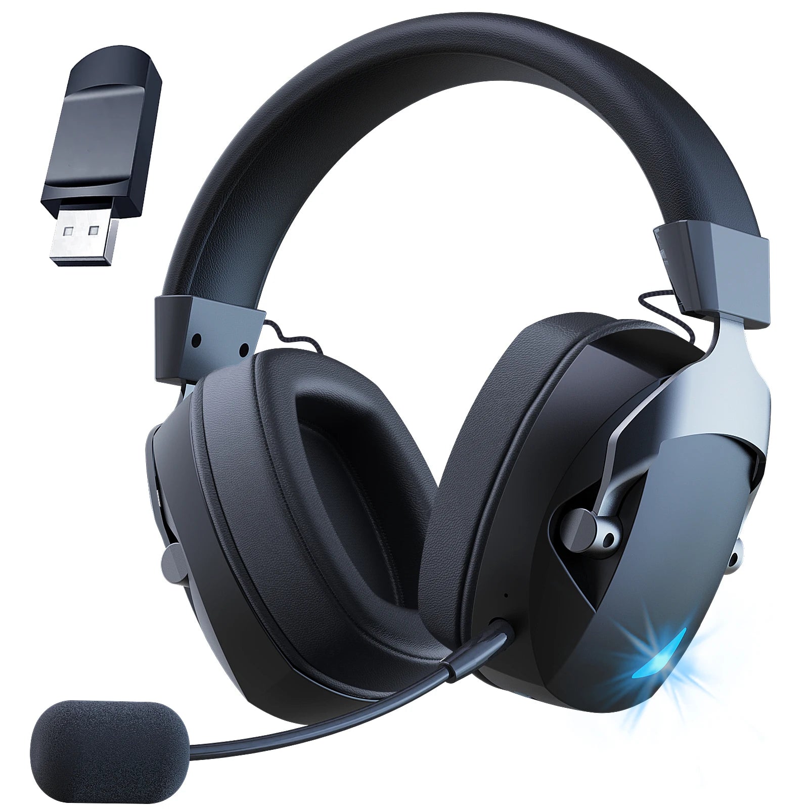Acinaci 2.4GHz Wireless Gaming Headset | 50mm Drivers | Memory Foam | PS5, PS4, PC & Nintendo Switch