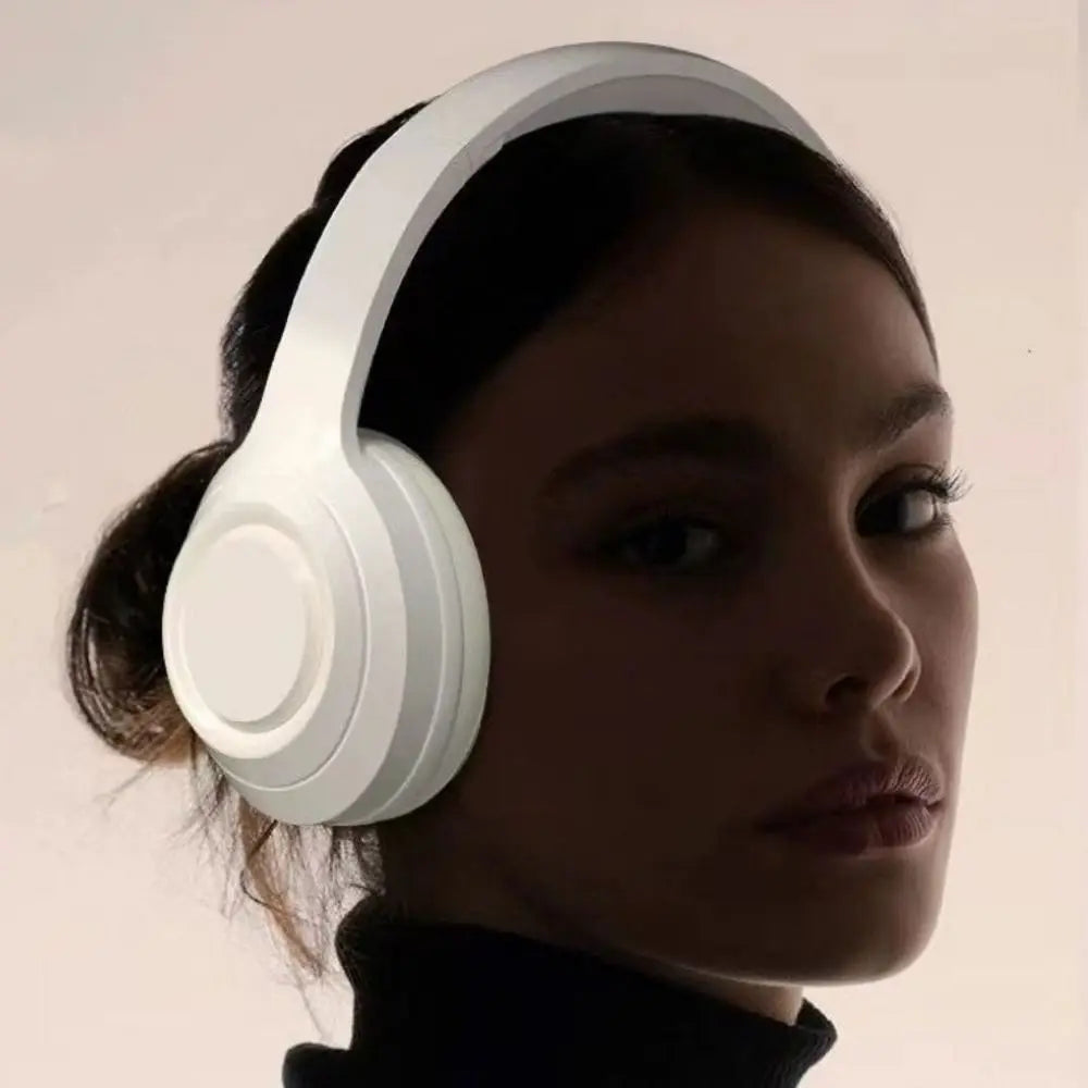 Bluetooth 5.3 Wireless Headphones | Balanced Armature | Foldable | Adjustable Headband | HiFi Stereo | Khaki, Black & Pink
