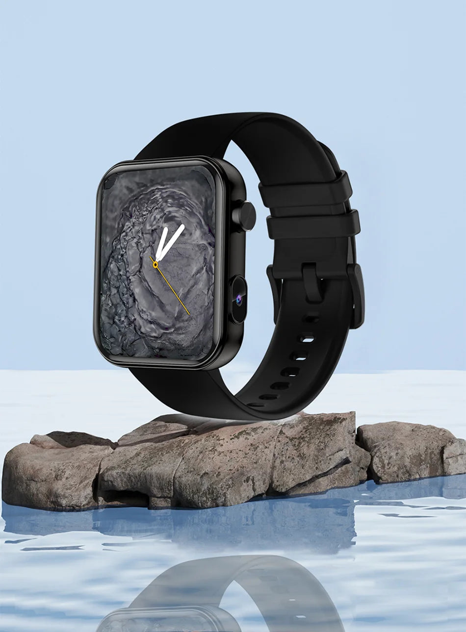 Jooeniok P51 Smart Watch | Built-In Camera | Video Recording | 7-Day Battery | IPS Display | BT Calling | iPhone & Android