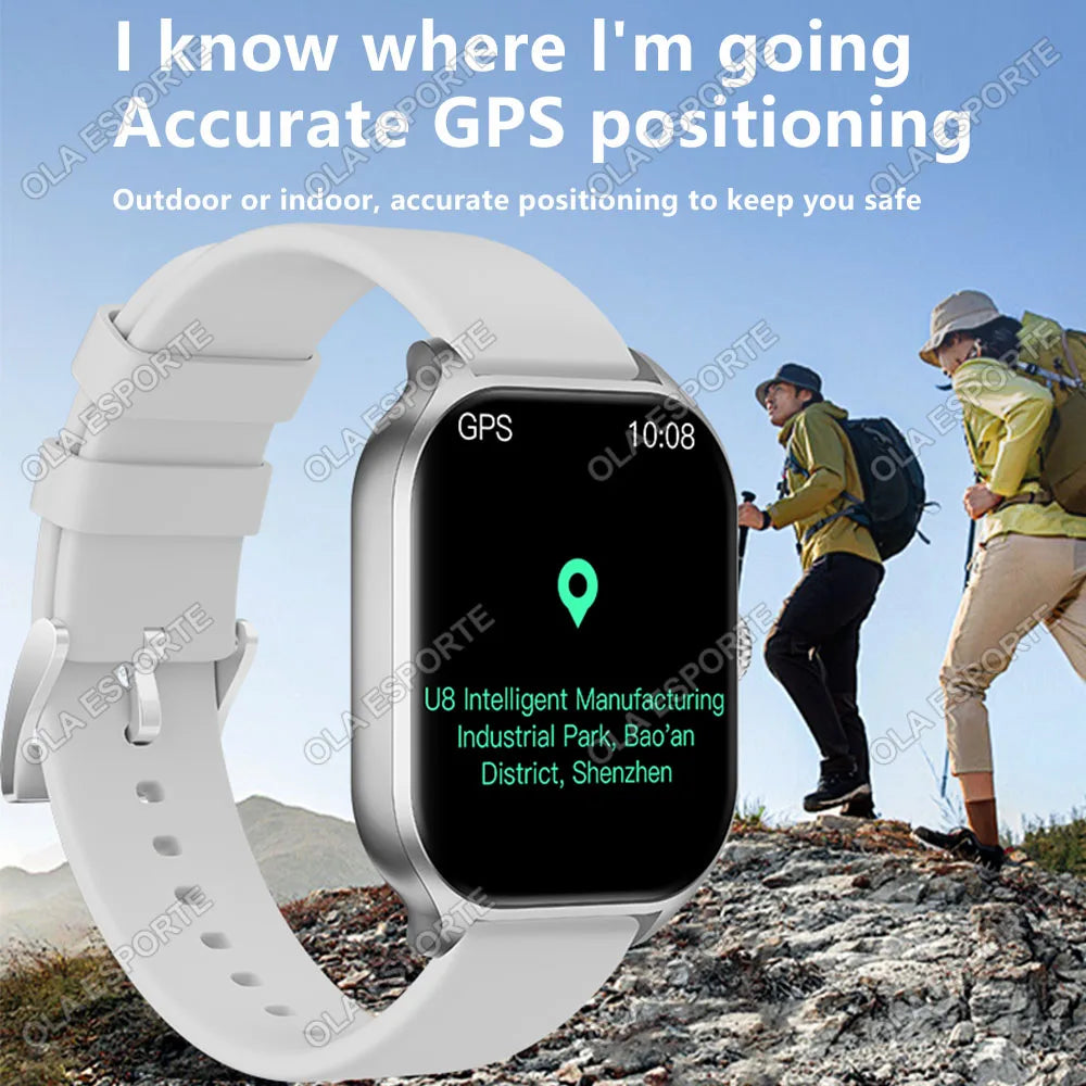 Ola Esporte Smart Watch | 2.01" HD Display | GPS | 3-Day Battery | Bluetooth Calling | Heart Rate, SpO2 & Sleep | Android & iOS