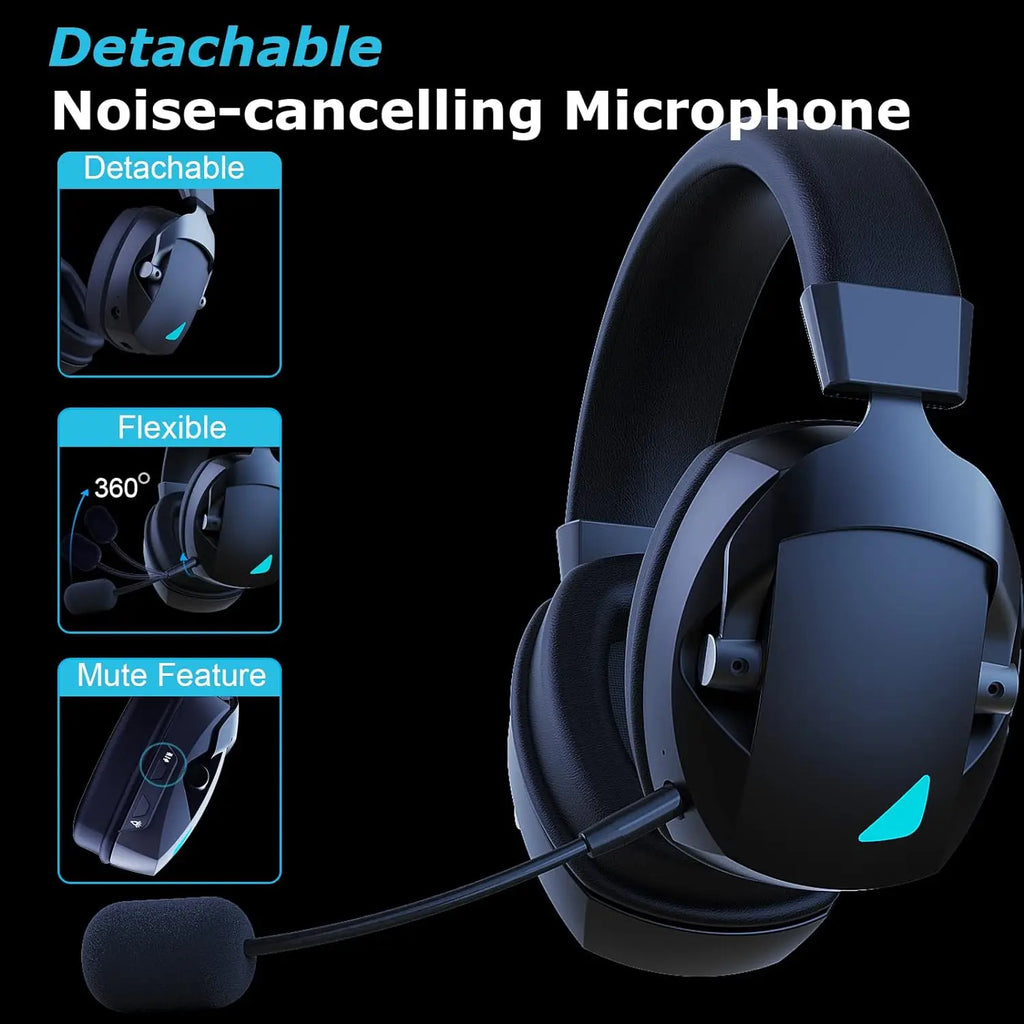 Acinaci 2.4GHz Wireless Gaming Headset | 50mm Drivers | Memory Foam | PS5, PS4, PC & Nintendo Switch