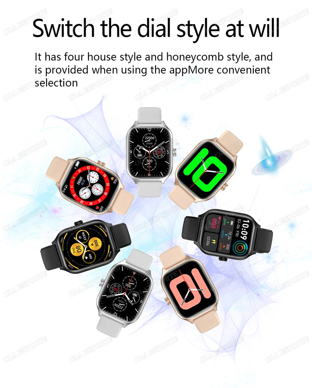 Ola Esporte Smart Watch | 1.83" HD Display | Bluetooth Calling | Heart Rate, SpO2 & Sleep | 12 Languages | Android & iOS