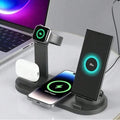 15W 6-in-1 Wireless Charging Dock | iPhone 11–17, Apple Watch, AirPods & Samsung | CE/FCC Certified