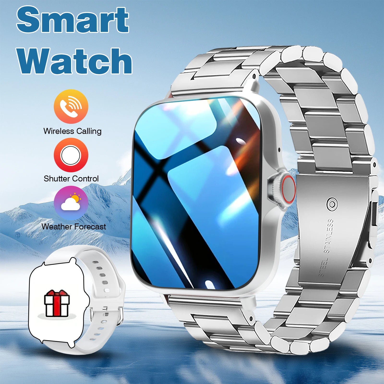 Smart Watch Multi-functional sports smart watch ,Wireless Calling, Personalized the Watch Faces,Music control