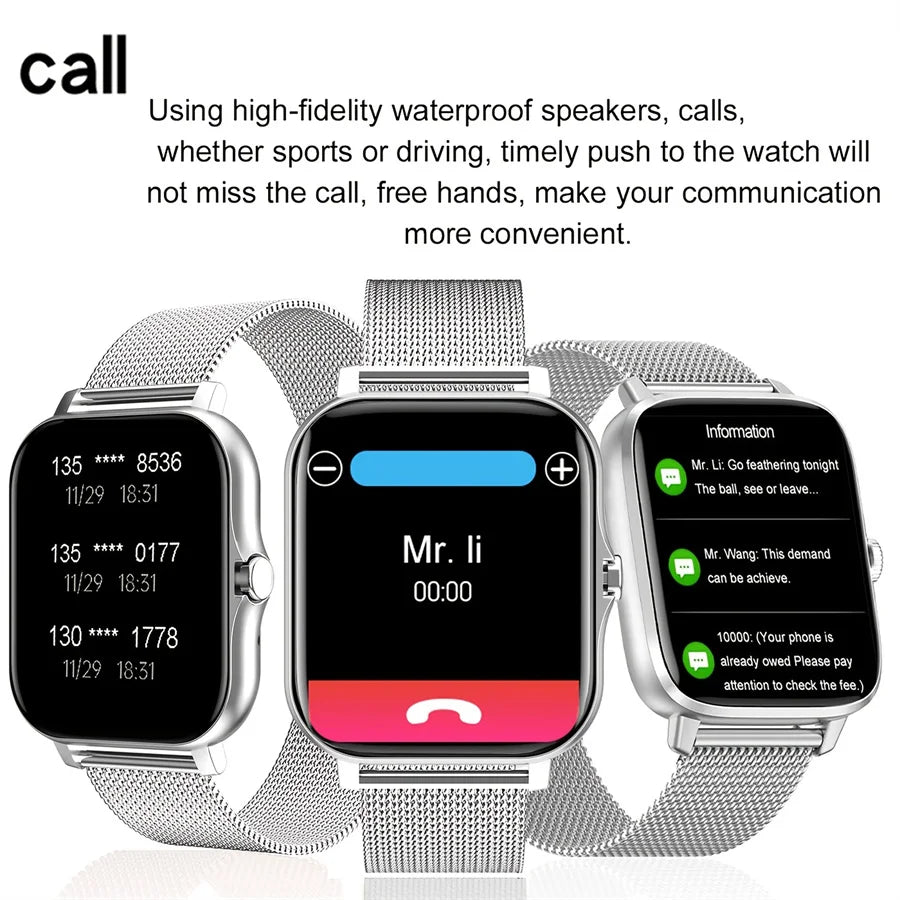 Y13 Smart Watch | Wireless Calling | Multi-Sport Mode | App Reminders | 14 Languages | iPhone & Android