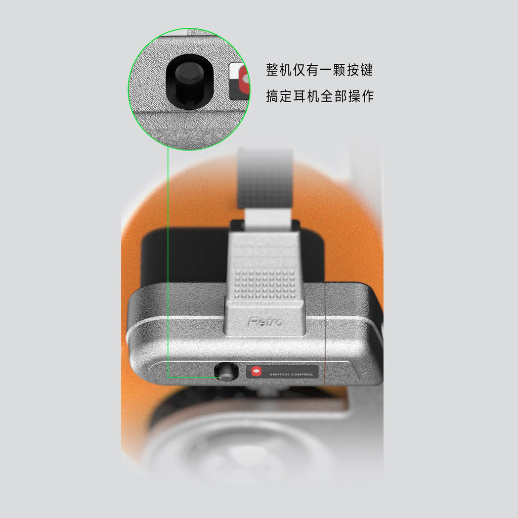 UMELODY U3 Retro Wireless Bluetooth Headphones | HiFi Sound | Active Noise Cancelling | Foldable On-Ear