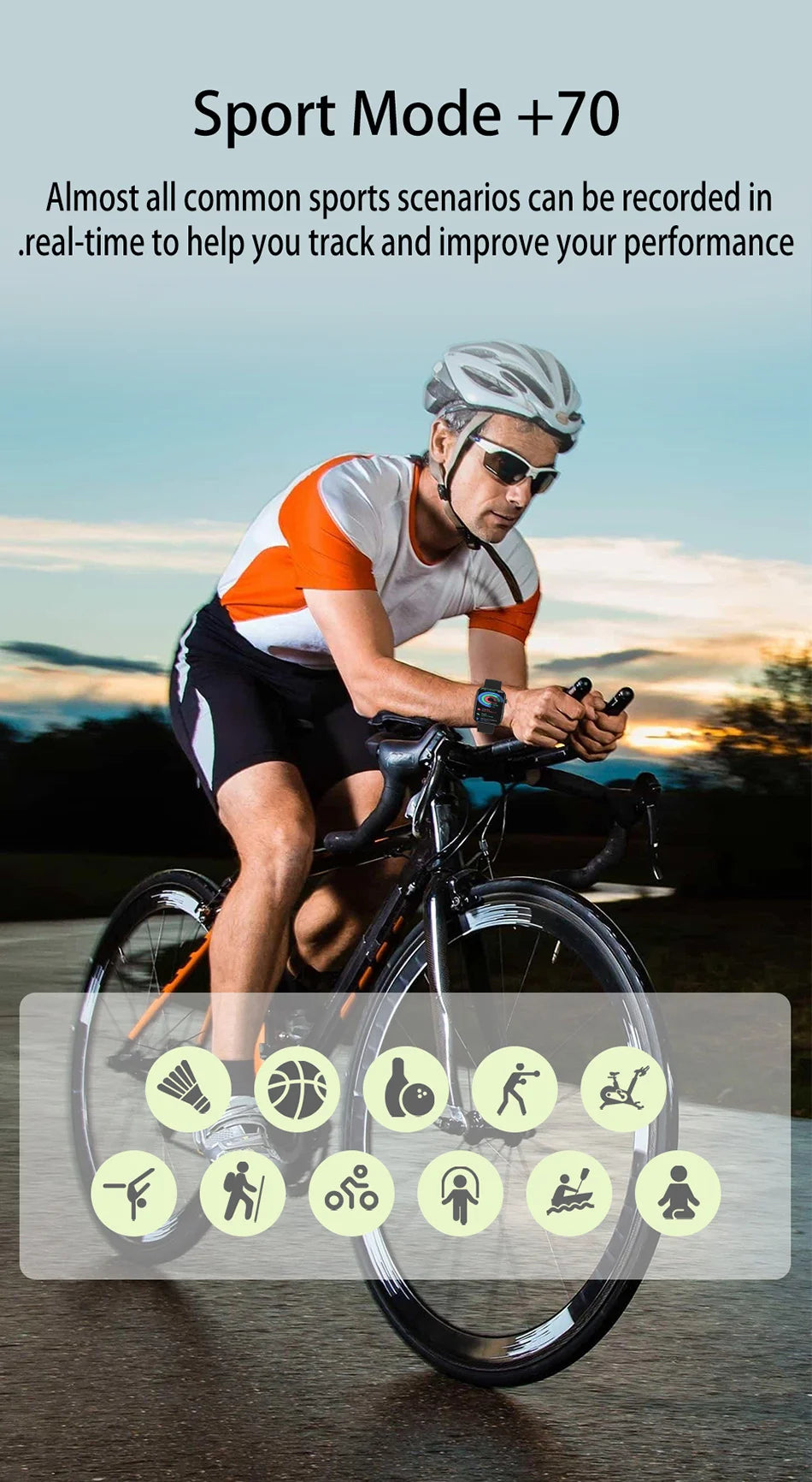 Jooeniok P51 Smart Watch | Built-In Camera | Video Recording | 7-Day Battery | IPS Display | BT Calling | iPhone & Android