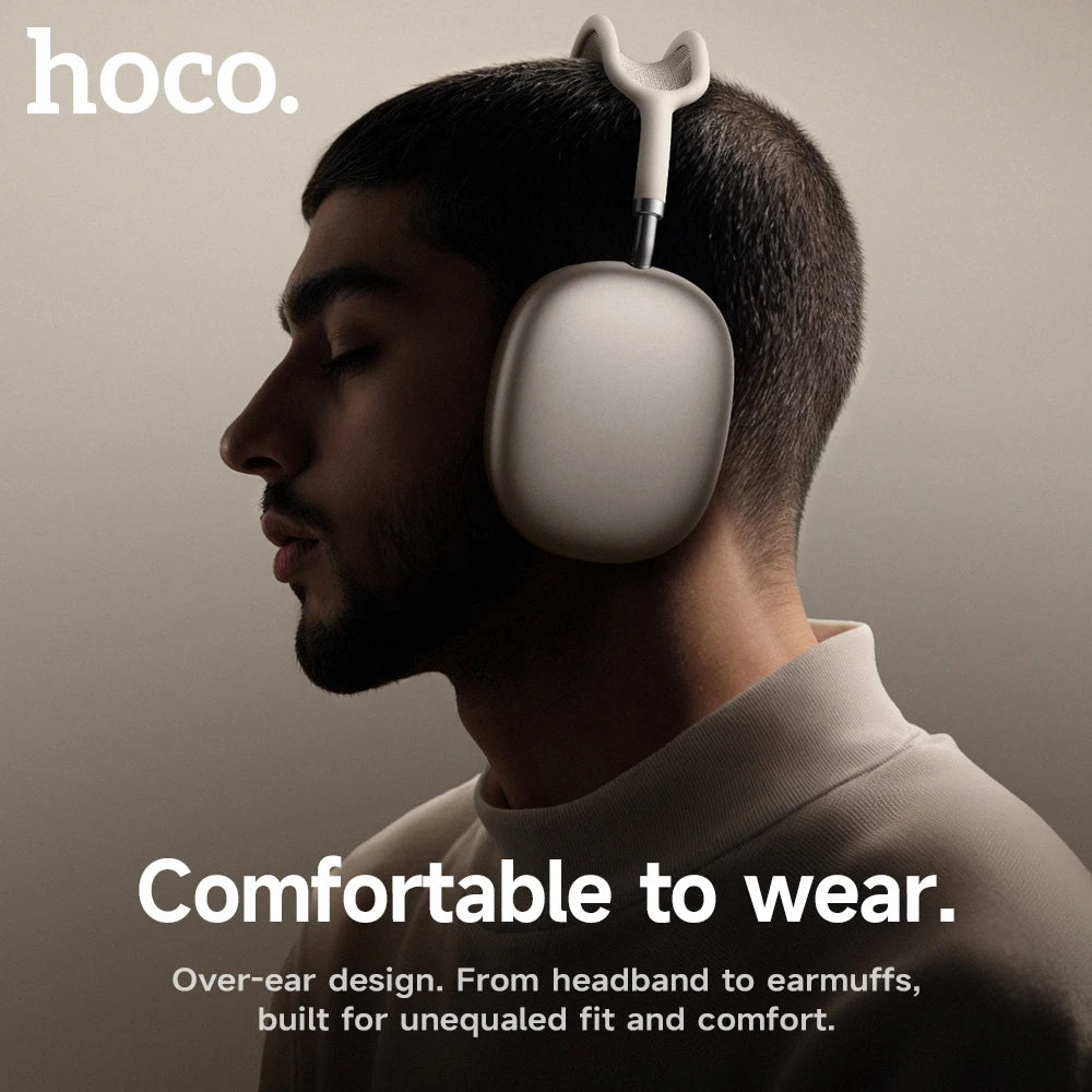 HOCO W65 Plus ANC Bluetooth Headphones | 45-Hr Battery | HiFi Over-Ear | Sport | 6 Colours
